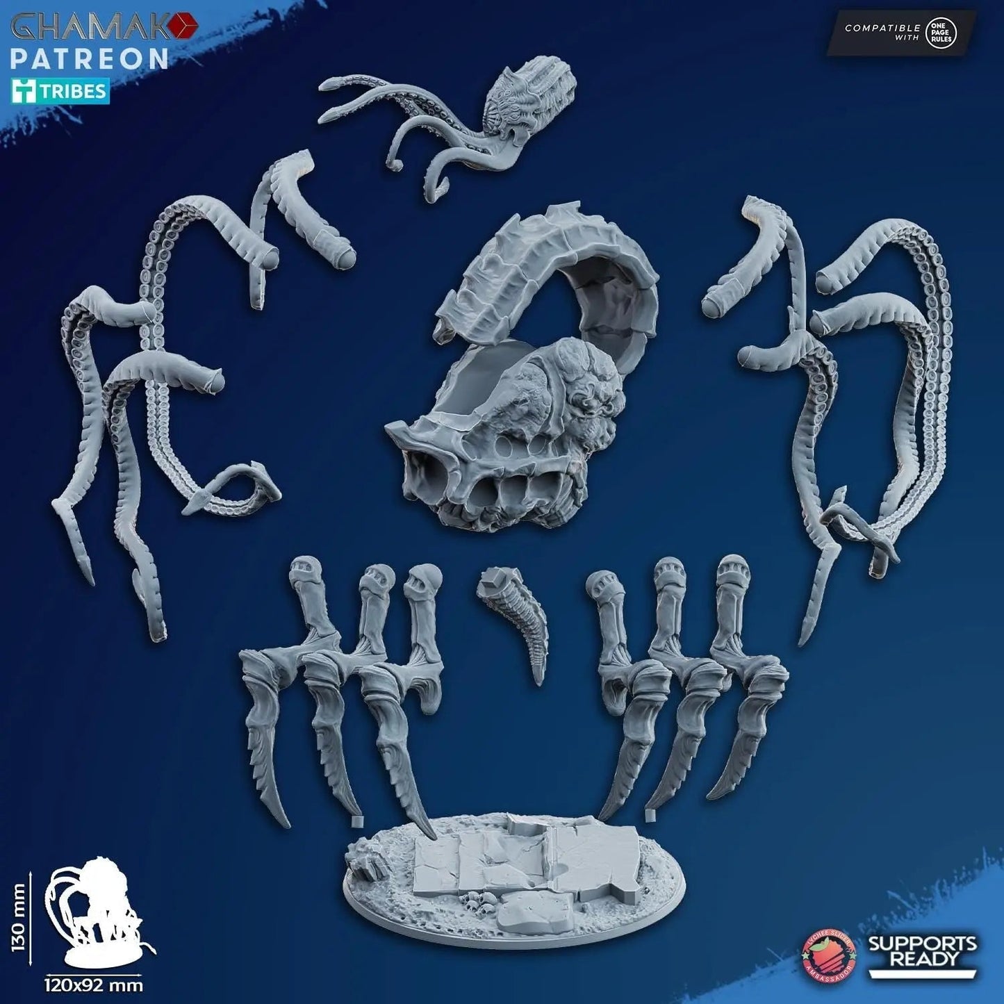 Venefic Brooder by Ghamak Sci - Fi, 28mm Scale Miniature, 130mm x 92mm, Bug, Tyranid Proxy, Lovecraft, Eldritch Horros - DelsBricks Toys & CollectiblesResin Printed MiniatureDelsBricks Toys & CollectiblesMega Diamonds & Schwartzreiter Mini Forge