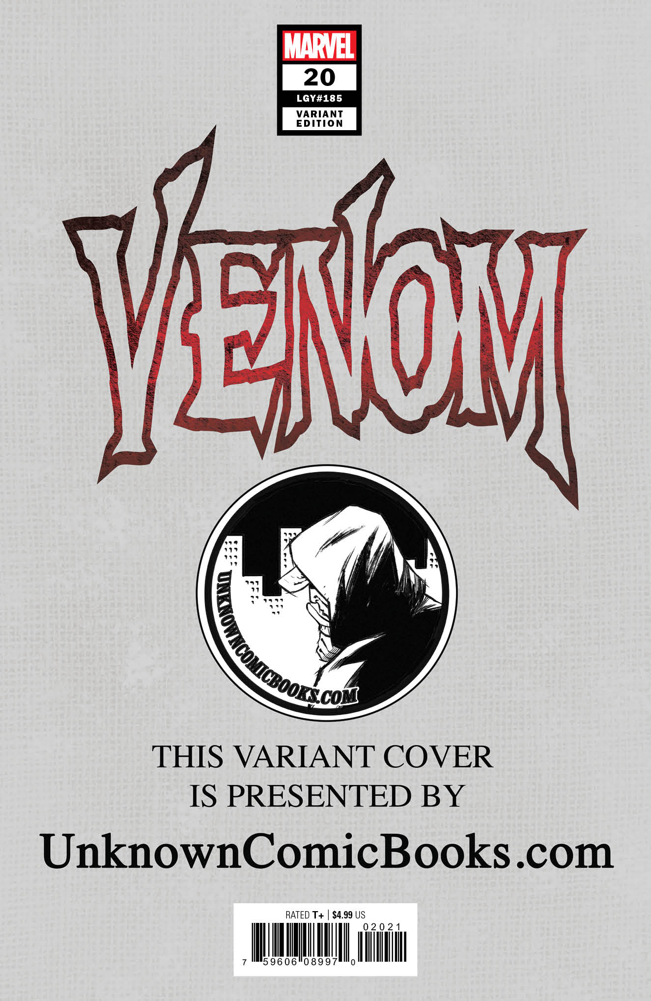 Venom 20 Unknown Comics Tony Daniels Exclusive Var Ac (11/27/2019) - DelsBricks Toys & CollectiblesCOMIC BOOK EXCLUSIVEDelsBricks Toys & CollectiblesUnknown Comic Books