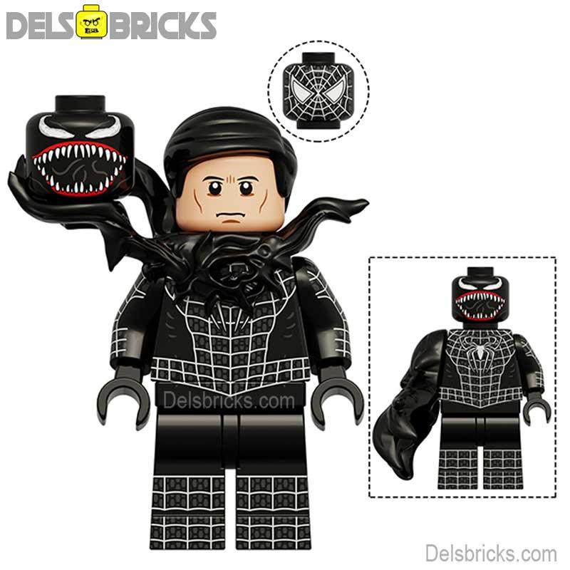 Venom Spider - Man Lego Minifigures Custom Toys - DelsBricks MinifiguresSpiderman Lego MinifiguresDelsBricks MinifiguresDelsbricks.com