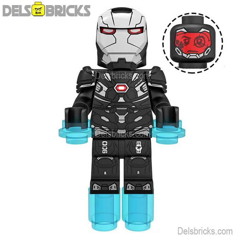 War Machine MK6 Suit MCU Lego Minifigures Custom Toys 4 - DelsBricks MinifiguresMinifiguresDelsBricks MinifiguresDelsbricks
