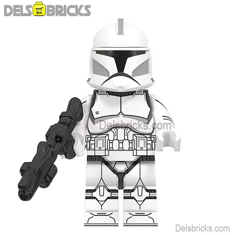 Clone trooper Star wars Lego Minifigures Custom Toys (New) - DelsBricks Minifigures