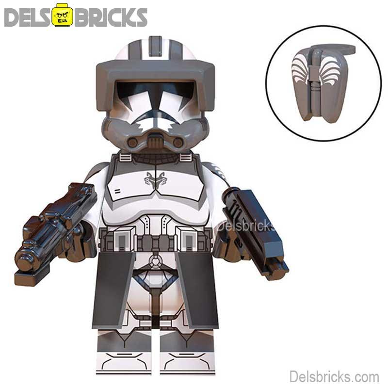 Wolfpack Clone Trooper Commander Lego Star Wars Minifigures - DelsBricks MinifiguresLego Star Wars MinifiguresDelsBricks MinifiguresDelsbricks.com