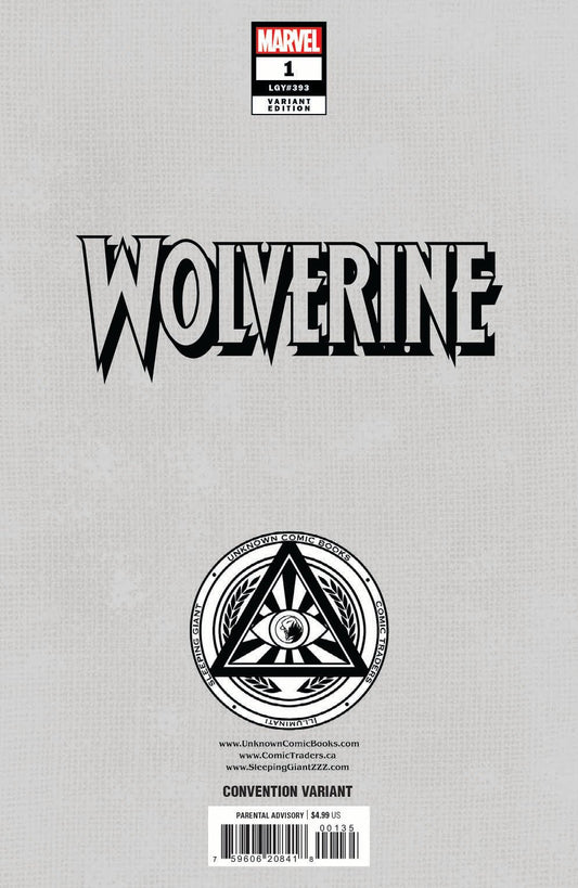 Wolverine 1 Unknown Comics Dell’Otto Exclusive Virgin Convention NYCC 2024 Var (10/23/2024) - DelsBricks Toys & CollectiblesCOMIC BOOKDelsBricks Toys & CollectiblesUnknown Comic Books