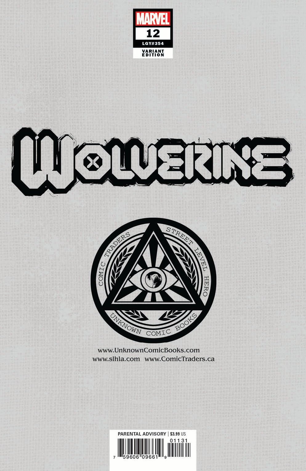 Wolverine 12 Unknown Comics Mico Suayan Exclusive Var (05/19/2021) - DelsBricks Toys & CollectiblesCOMIC BOOK EXCLUSIVEDelsBricks Toys & CollectiblesUnknown Comic Books