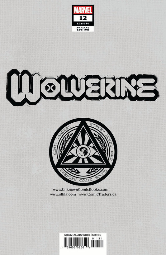 Wolverine 12 Unknown Comics Mico Suayan Exclusive Var (05/19/2021) - DelsBricks Toys & CollectiblesCOMIC BOOK EXCLUSIVEDelsBricks Toys & CollectiblesUnknown Comic Books