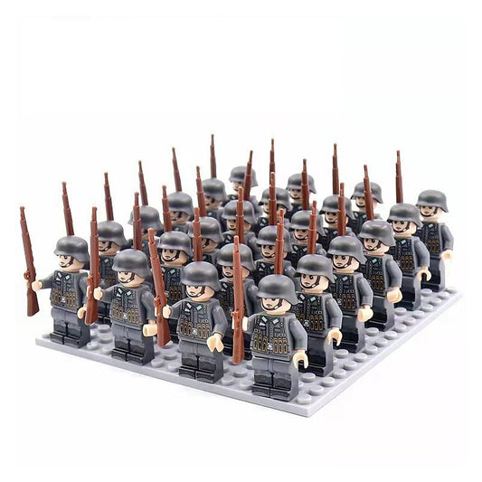 World War 2 German Soldiers set of 24 Lego Minifigures Custom Toys d - 25 - DelsBricks MinifiguresLego MinifiguresDelsBricks MinifiguresDelsbricks.com