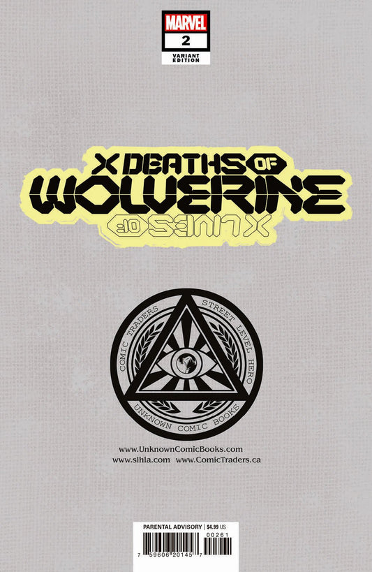 X Deaths Of Wolverine 2 Unknown Comics Ryan Stegman Exclusive Var (02/09/2022) - DelsBricks Toys & CollectiblesCOMIC BOOK EXCLUSIVEDelsBricks Toys & CollectiblesUnknown Comic Books