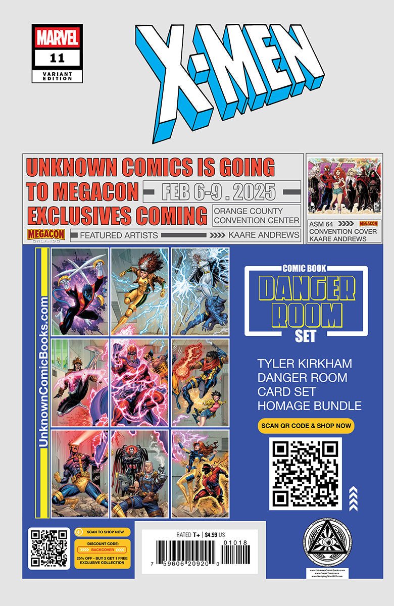 X - Men 11 Unknown Comic Alexander Lozano Exclusive Var (02/05/2025) (02/12/2025) - DelsBricks Toys & CollectiblesCOMIC BOOKDelsBricks Toys & CollectiblesUnknown Comic Books