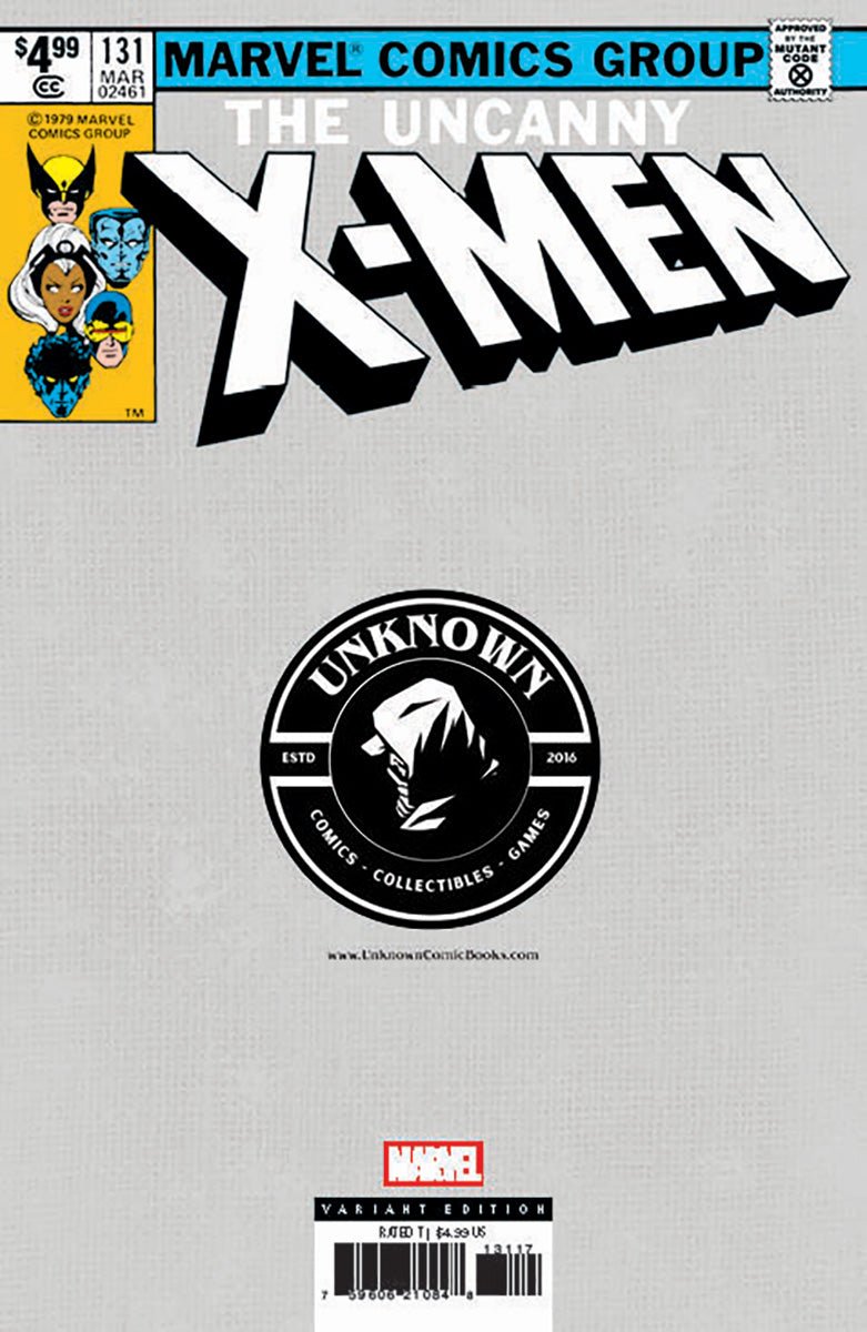 X - Men 131 Facsimile Unknown Comics Dan Panosian Exclusive Virgin Var (01/29/2025) - DelsBricks Toys & CollectiblesCOMIC BOOKDelsBricks Toys & CollectiblesUnknown Comic Books