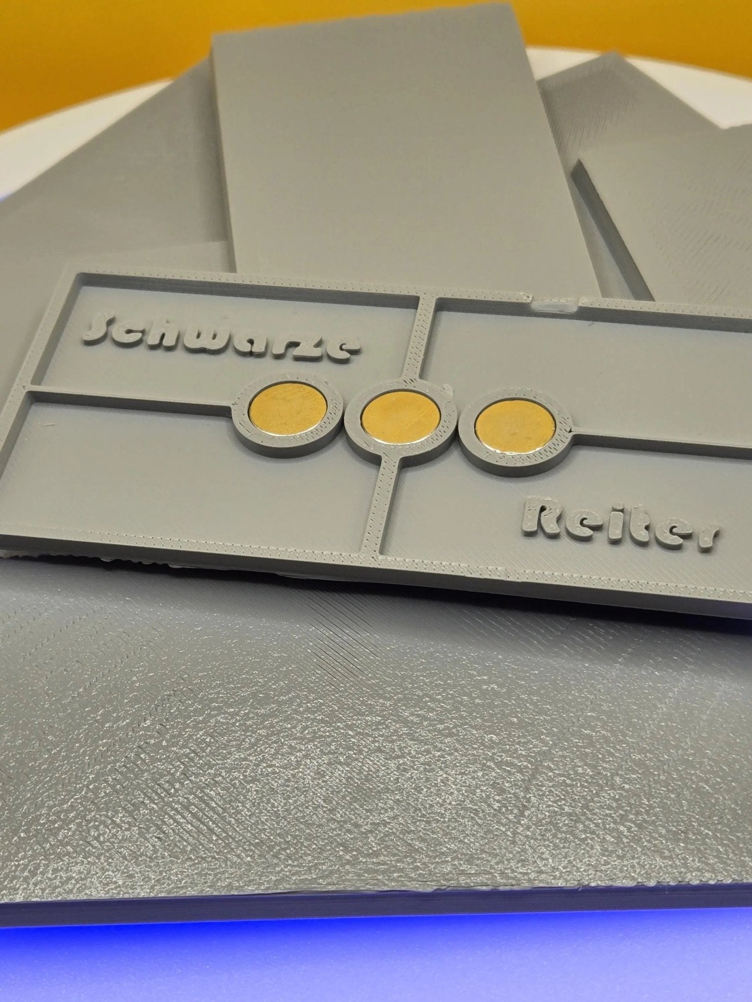 100mm x 50mm Magnetic Rectangle Bases for Miniatures, STL Printed Bases, Mini Bases, Magnetic, PLA Bases, 2mm bracing - DelsBricks Toys & CollectiblesMagnetic FDM BasesDelsBricks Toys & CollectiblesMega Diamonds & Schwartzreiter Mini Forge