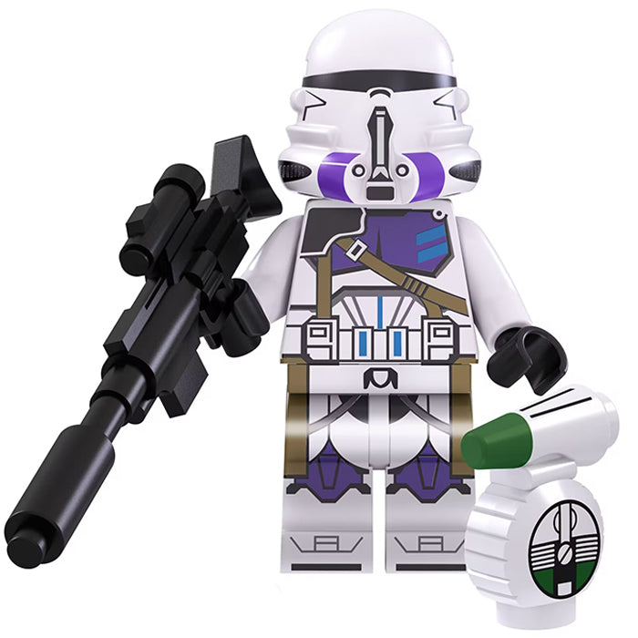 Lego Minifigures |187th Legion Clone Trooper Commander Lego Star Wars Minifigures Delsbricks.com   