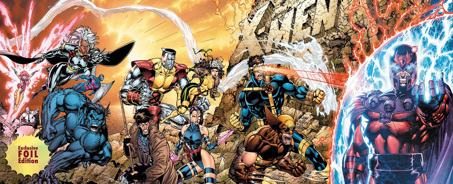 [4 PACK 🚨 Limited Edition! 🚨] [FOIL] X - Men 1991 1 Facsimile Edition Unknown Comics Jim Lee Exclusive Connecting Cover PREMIUM Var (02/12/2025) - DelsBricks Toys & CollectiblesCOMIC BOOK EXCLUSIVEDelsBricks Toys & CollectiblesUnknown Comic Books