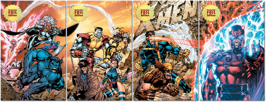 [4 PACK 🚨 Limited Edition! 🚨] [FOIL] X - Men 1991 1 Facsimile Edition Unknown Comics Jim Lee Exclusive Connecting Cover PREMIUM Var (02/12/2025) - DelsBricks Toys & CollectiblesCOMIC BOOK EXCLUSIVEDelsBricks Toys & CollectiblesUnknown Comic Books