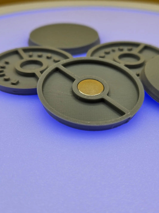 40mm Magnetic Round Bases for Miniatures, STL Printed Bases, Mini Bases, Magnetic, PLA Bases, 2mm bracing - DelsBricks Toys & CollectiblesMagnetic FDM BasesDelsBricks Toys & CollectiblesMega Diamonds & Schwartzreiter Mini Forge