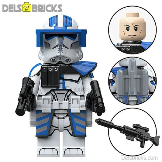 501st ARC Clone Trooper Star Wars Lego Minifigures Custom Toys S3 - DelsBricks MinifiguresLego Star Wars MinifiguresDelsBricks MinifiguresDelsbricks.com