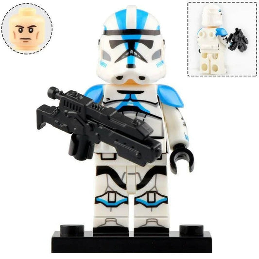 501st Legion Clone Trooper Star Wars Lego Minifigures Custom Toys - DelsBricks MinifiguresLego Star Wars MinifiguresDelsBricks MinifiguresDelsbricks.com