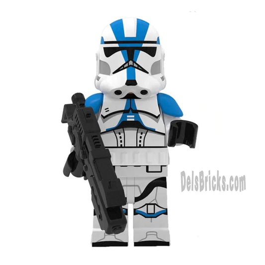 501st Legion Clone Trooper Star Wars Lego Minifigures Custom Toys - DelsBricks MinifiguresLego Star Wars MinifiguresDelsBricks MinifiguresDelsbricks.com