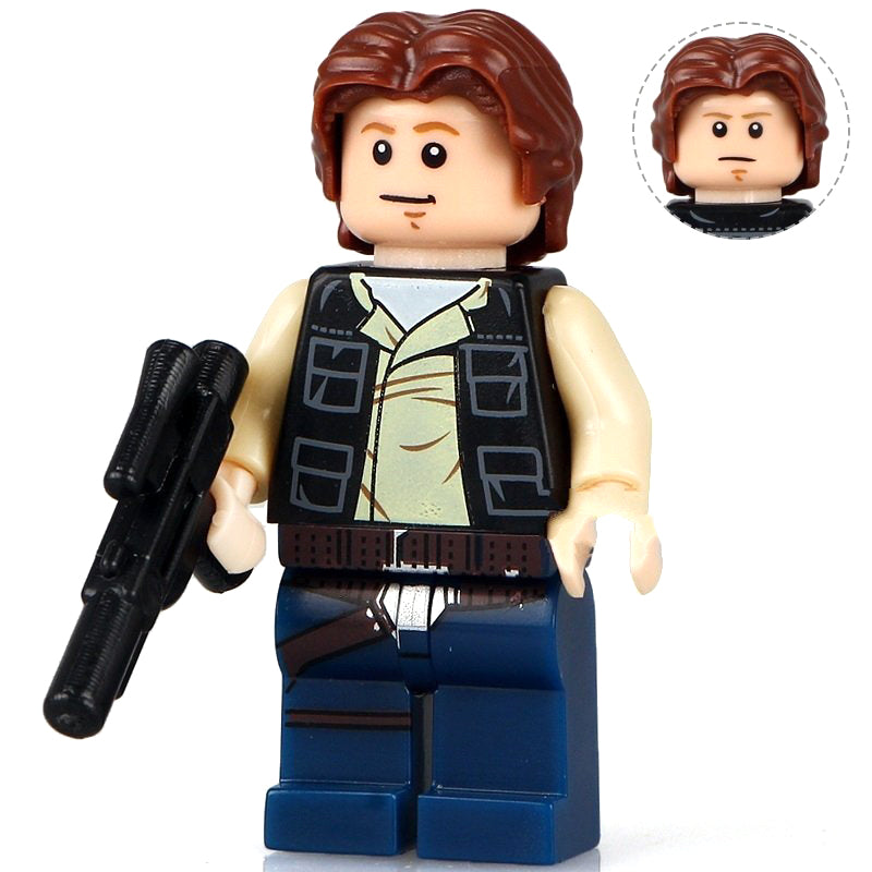 Han Solo Lego Star wars Minifigures Lego Star Wars Minifigures Delsbricks.com   