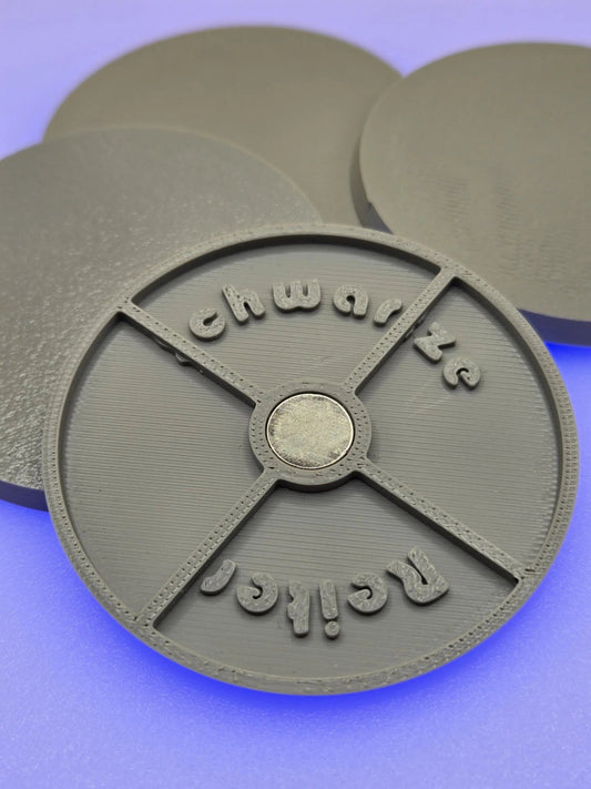 60mm Magnetic Round Bases for Miniatures, STL Printed Bases, Mini Bases, Magnetic, PLA Bases, 2mm bracing - DelsBricks Toys & CollectiblesMagnetic FDM BasesDelsBricks Toys & CollectiblesMega Diamonds & Schwartzreiter Mini Forge
