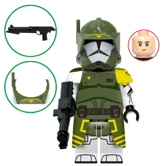 Commander Doom Clone trooper Lego Minifigures Delsbricks.com   