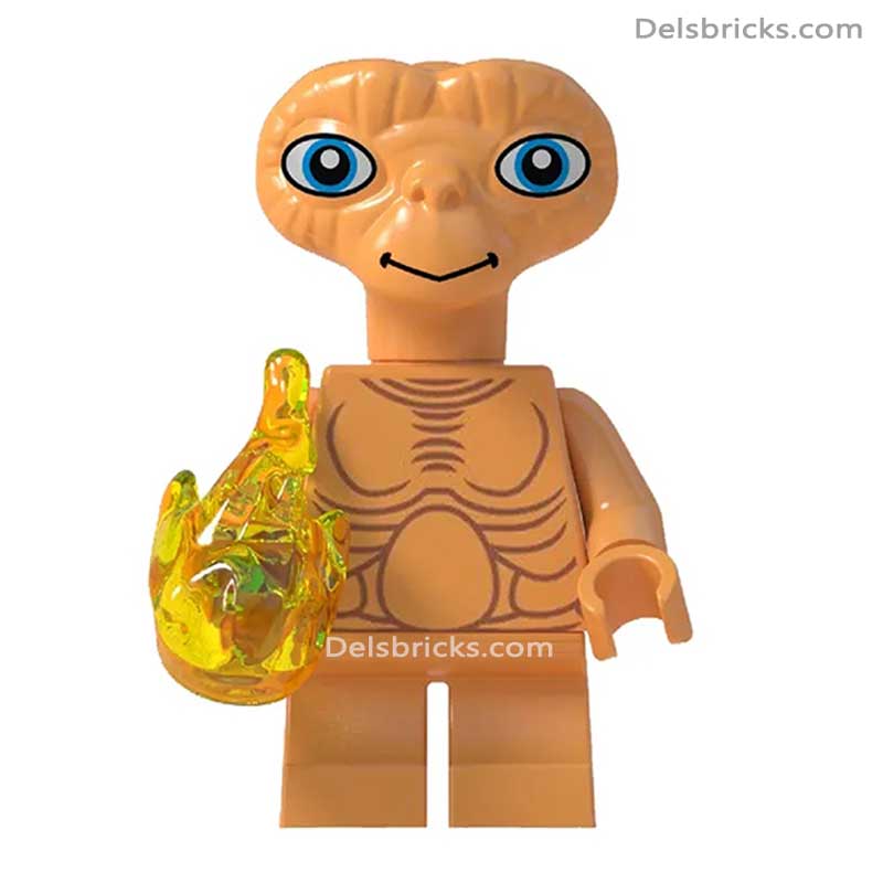 ET The Extraterrestrial Lego Minifigures  Delsbricks   
