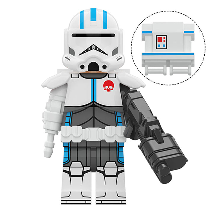 Echo - The bad Batch  Clone trooper  Lego Star wars Minifigures  Delsbricks.com   