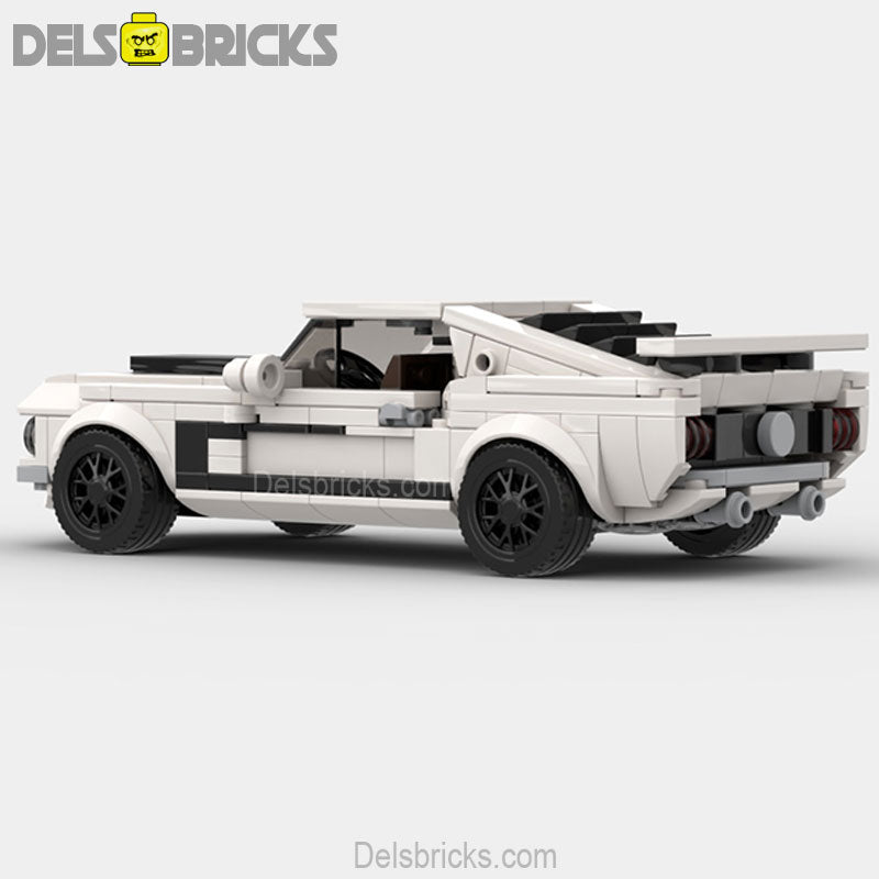 Mustang Boss 302 Classic Muscle Custom Lego Cars Minifigures Building Block Toys