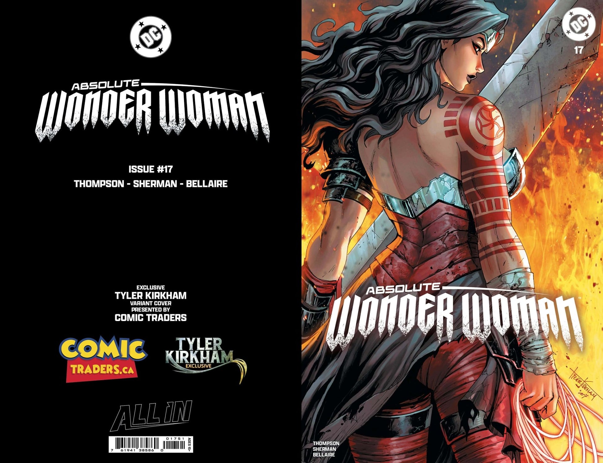 ABSOLUTE WONDER WOMAN 17 TYLER KIRKHAM Megacon 2026 EXCLUSIVE VAR (02/25/2026) - DelsBricks Toys & CollectiblesComic BookDelsBricks Toys & CollectiblesUnknown Comic Books