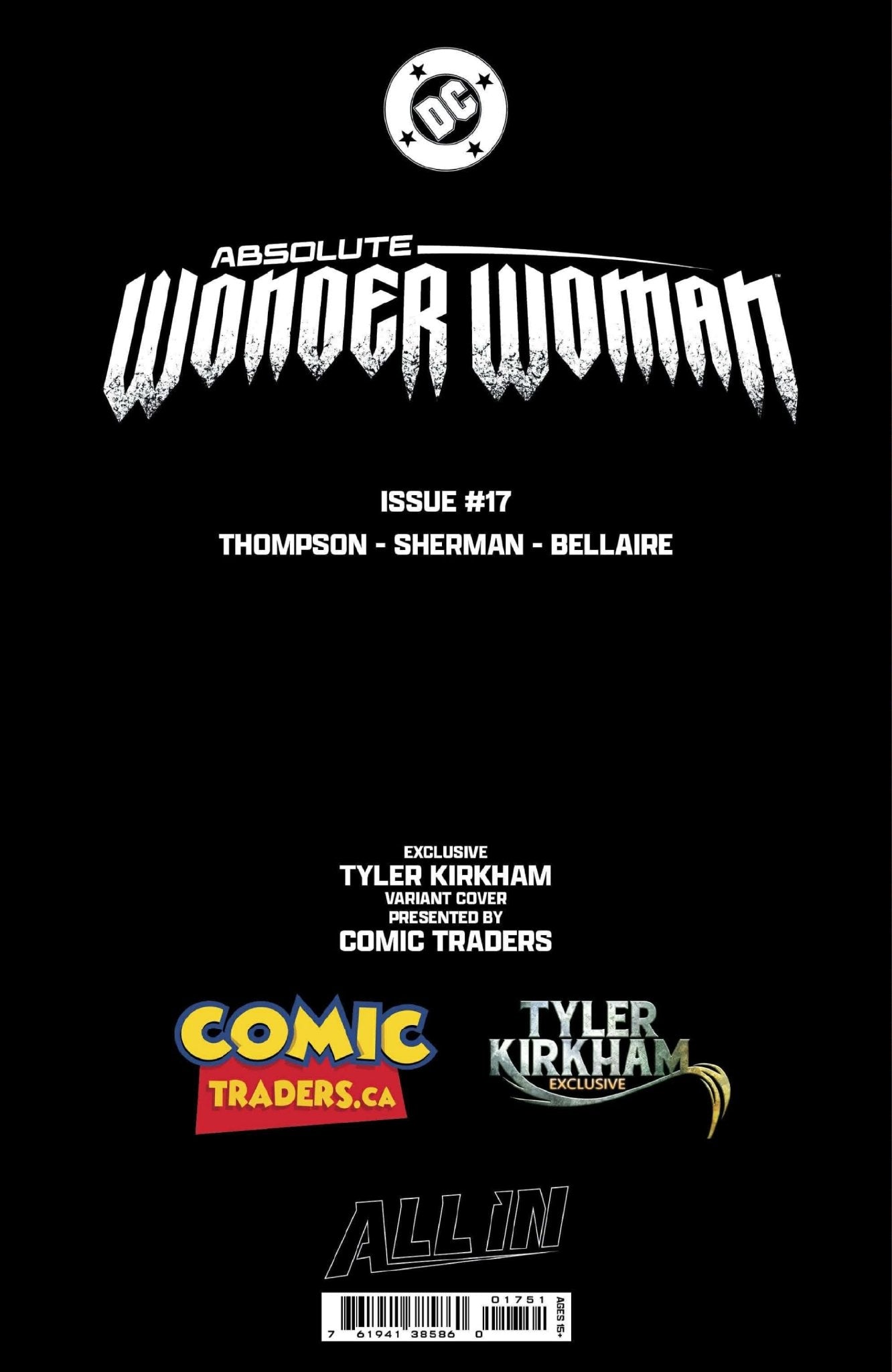 ABSOLUTE WONDER WOMAN 17 TYLER KIRKHAM Megacon 2026 EXCLUSIVE VAR (02/25/2026) - DelsBricks Toys & CollectiblesComic BookDelsBricks Toys & CollectiblesUnknown Comic Books