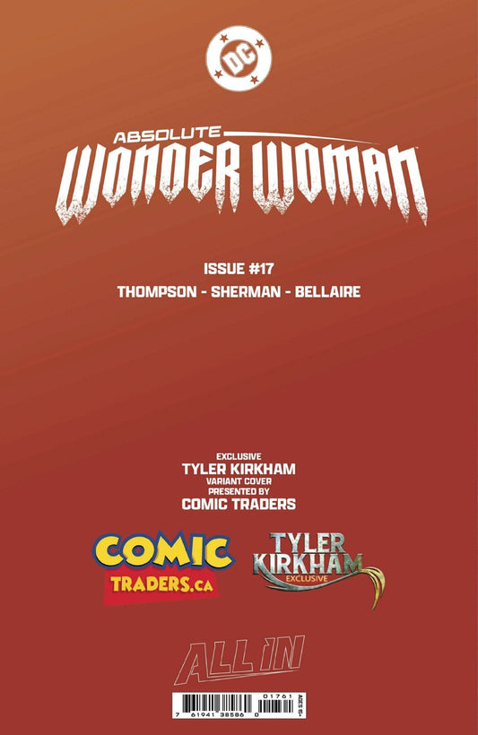 ABSOLUTE WONDER WOMAN 17 TYLER KIRKHAM Megacon 2026 EXCLUSIVE VIRGIN VAR (02/25/2026) - DelsBricks Toys & CollectiblesComic BookDelsBricks Toys & CollectiblesUnknown Comic Books
