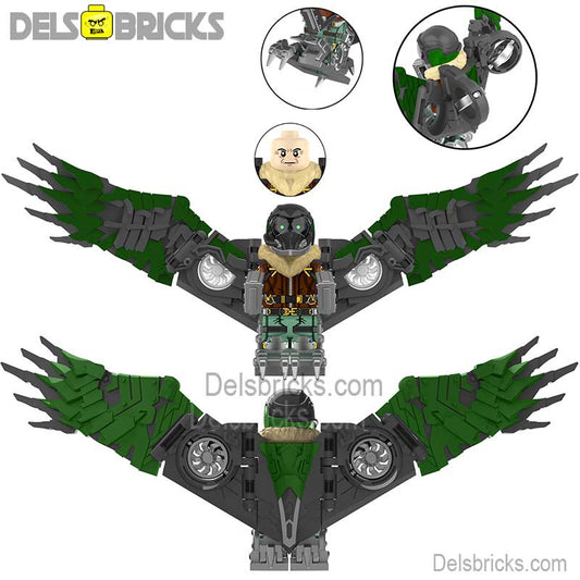 Vulture from Spider-Man Homecoming Lego Minifigures Custom Toys