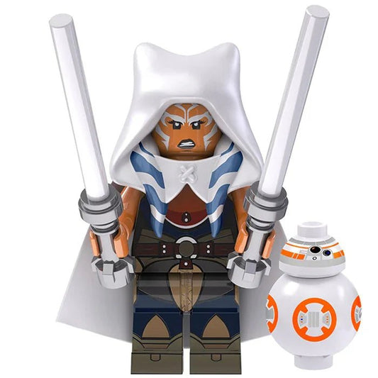 Ahsoka Tano & BB8 Droid Star Wars Lego Minifigures Custom Toys 4 - DelsBricks MinifiguresLego Star Wars MinifiguresDelsBricks MinifiguresDelsbricks.com
