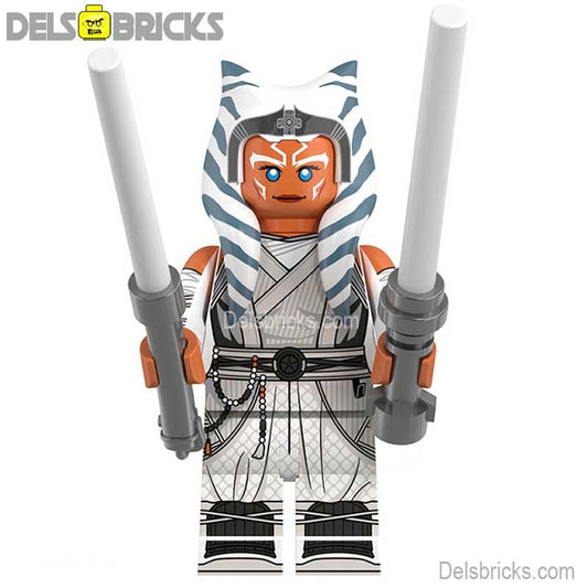 Ahsoka Tano Lego Star Wars Minifigures custom Toys 2 - DelsBricks MinifiguresLego Star Wars MinifiguresDelsBricks MinifiguresDelsbricks.com