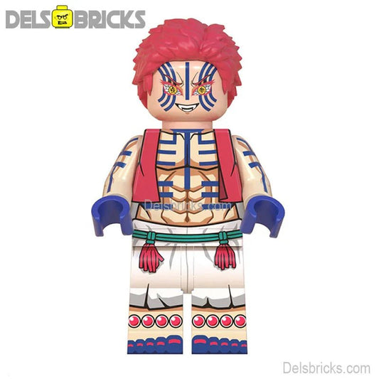 Akaza Demon Anime Slayer Custom Lego Star Wars Minifigures Toys - DelsBricks MinifiguresMinifiguresDelsBricks MinifiguresDelsbricks