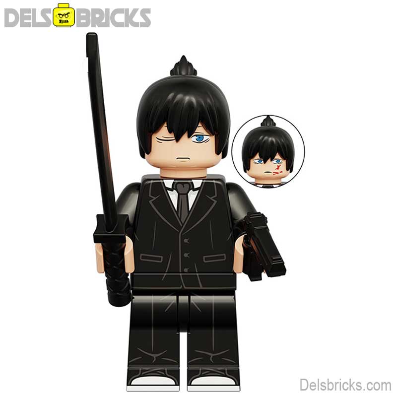 Aki Hayakawa from Chainsaw Man Lego Minifigures Anime toys 2 - DelsBricks MinifiguresMinifiguresDelsBricks MinifiguresDelsbricks