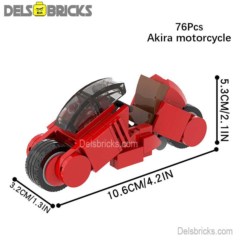 Akira Motorcycle Lego Minifigures Custom Anime Toys - DelsBricks MinifiguresMinifiguresDelsBricks MinifiguresDelsbricks