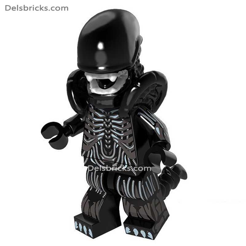 Aliens Xenomorph Lego Minifigures Delsbricks   