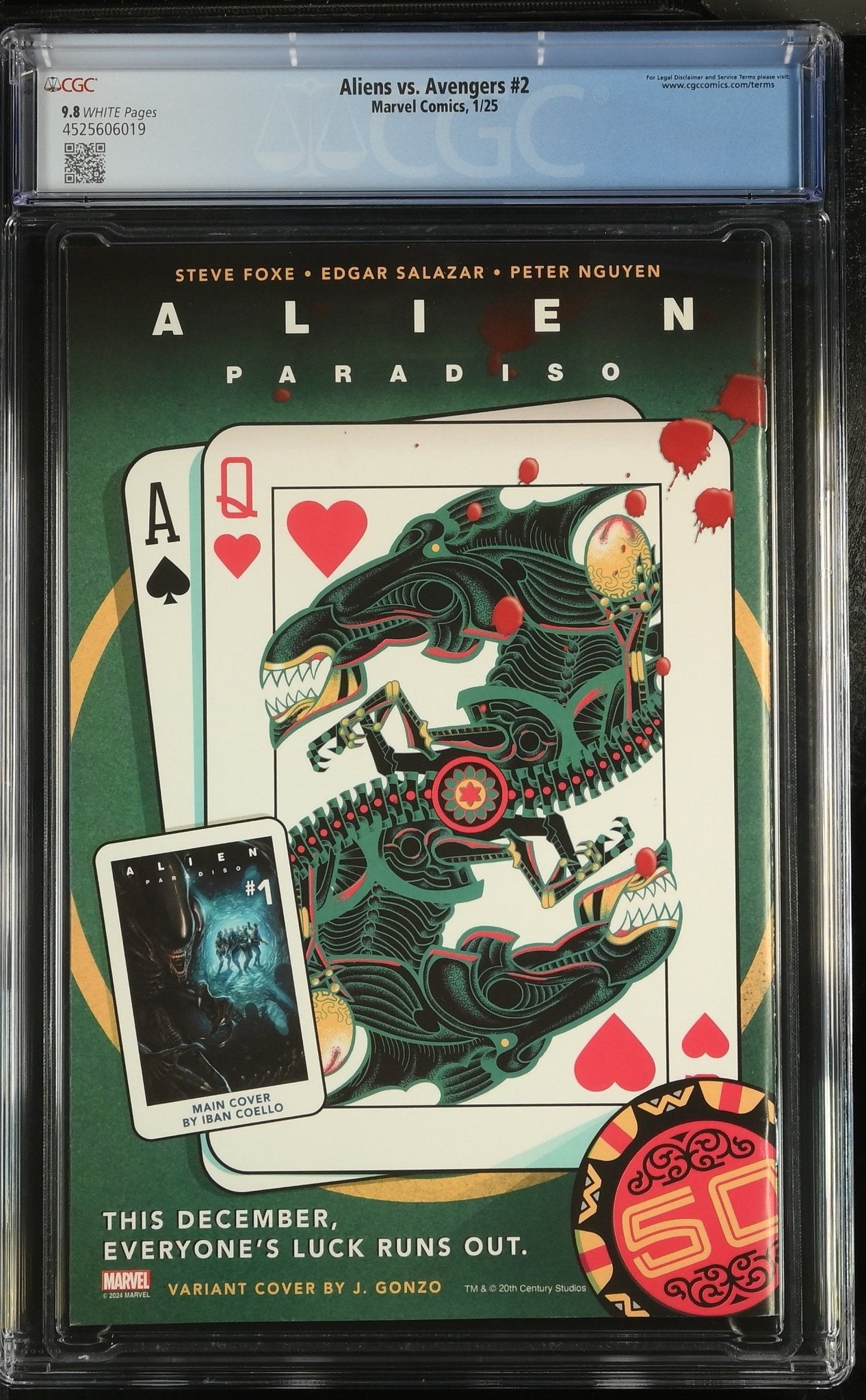 Aliens vs. Avengers 2 - CGC 9.8 - DelsBricks Toys & CollectiblesComicsDelsBricks Toys & Collectibles412 Comics