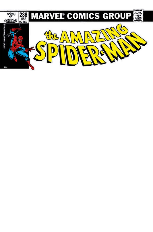 Amazing Spider - Man 238 Unknown Comics Exclusive Blank Var (04/06/2022) - DelsBricks Toys & CollectiblesComic BookDelsBricks Toys & CollectiblesUnknown Comic Books