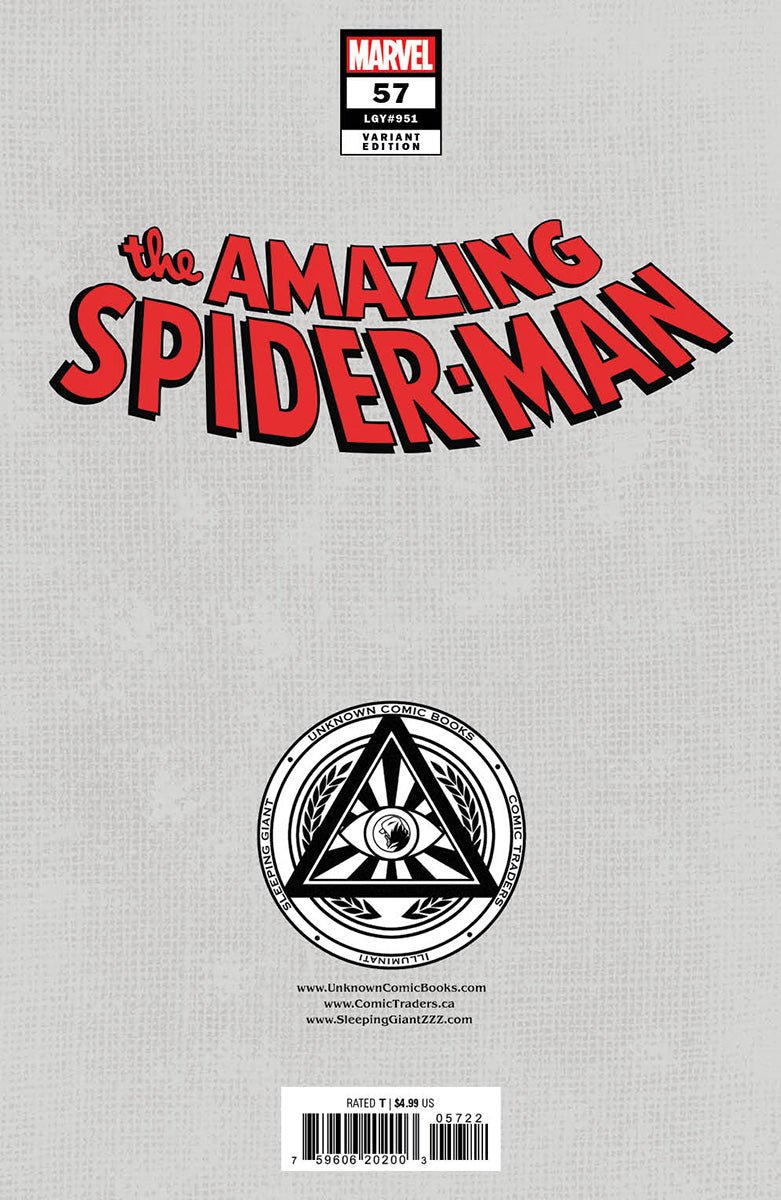 Amazing Spider - Man 57 Unknown Comics Sabine Rich Exclusive Var (09/11/2024) - DelsBricks Toys & CollectiblesCOMIC BOOKDelsBricks Toys & CollectiblesUnknown Comic Books