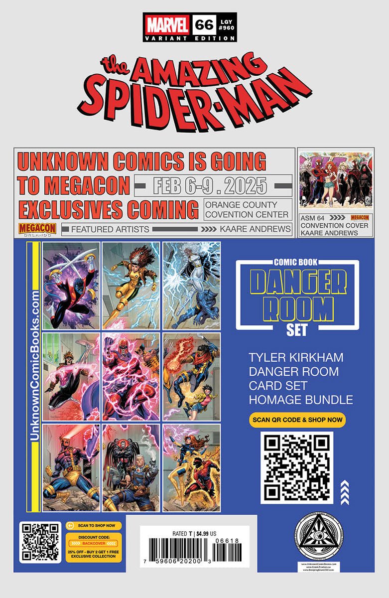 Amazing Spider - Man 66 Unknown Comics Gabriele Dell’Otto Exclusive Var (01/22/2025) - DelsBricks Toys & CollectiblesCOMIC BOOKDelsBricks Toys & CollectiblesUnknown Comic Books