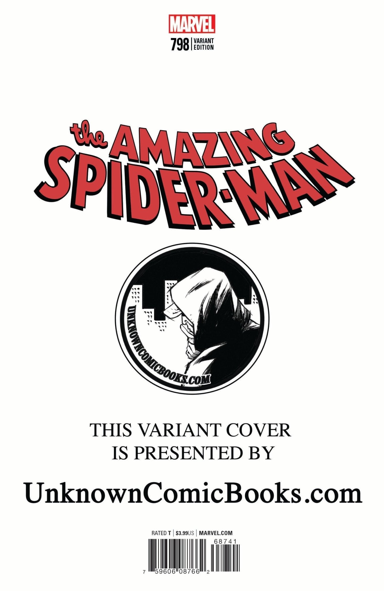 Amazing Spider - Man 798 Unknown Comic Books Virgin Exclusive Dodson Venom 30Th Var Leg 4/4/2018 - DelsBricks Toys & CollectiblesCOMIC BOOK EXCLUSIVEDelsBricks Toys & CollectiblesUnknown Comic Books