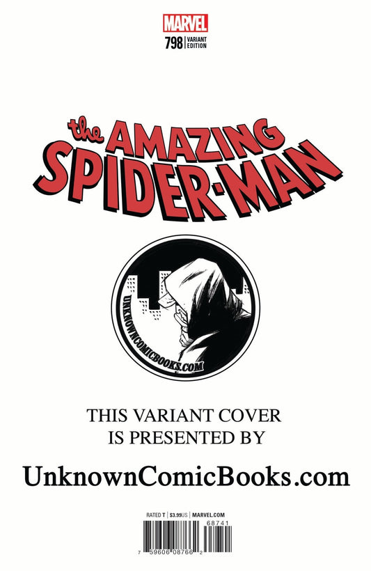 Amazing Spider - Man 798 Unknown Comic Books Virgin Exclusive Dodson Venom 30Th Var Leg 4/4/2018 - DelsBricks Toys & CollectiblesCOMIC BOOK EXCLUSIVEDelsBricks Toys & CollectiblesUnknown Comic Books