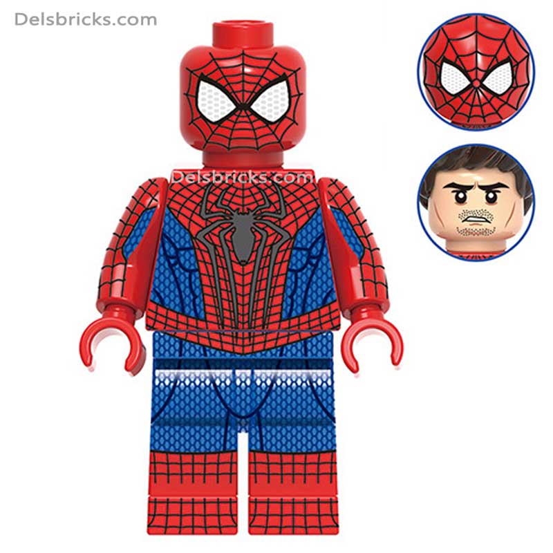 Spiderman (Andrew Garfield) The Amazing Spiderman Spiderman Lego Minifigures Delsbricks.com   