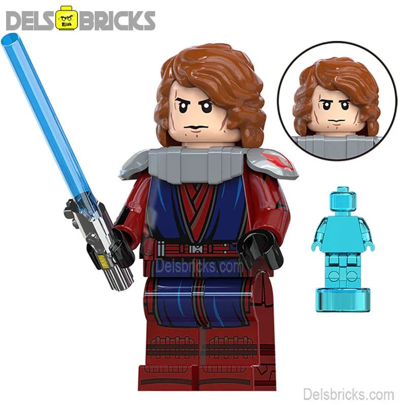 Anakin Skywalker Lego Star Wars Minifigures custom Toys New1 - DelsBricks MinifiguresLego Star Wars MinifiguresDelsBricks MinifiguresDelsbricks.com