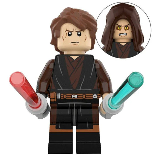 Anakin Skywalker Star Wars Lego Minifigures Custom Toys 1 - DelsBricks MinifiguresLego Star Wars MinifiguresDelsBricks MinifiguresDelsbricks.com