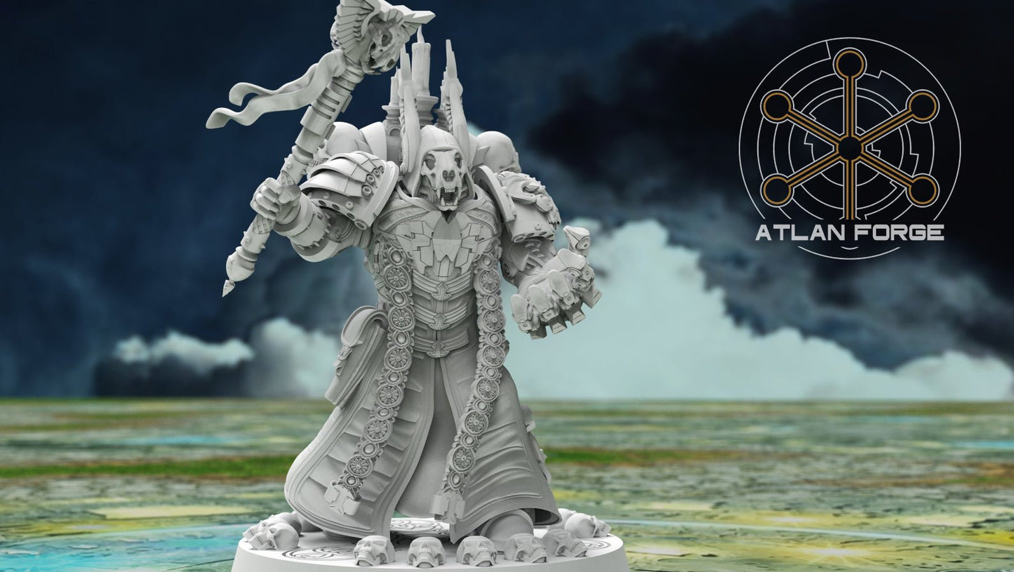 Angelic Soul Reaper by Atlan Forge - Resin Printed Grimdark Mini (28/32mm) - DelsBricks Toys & CollectiblesResin Printed MiniatureDelsBricks Toys & CollectiblesMega Diamonds & Schwartzreiter Mini Forge