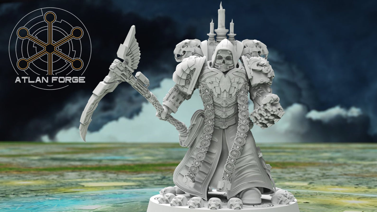 Angelic Soul Reaper by Atlan Forge - Resin Printed Grimdark Mini (28/32mm) - DelsBricks Toys & CollectiblesResin Printed MiniatureDelsBricks Toys & CollectiblesMega Diamonds & Schwartzreiter Mini Forge