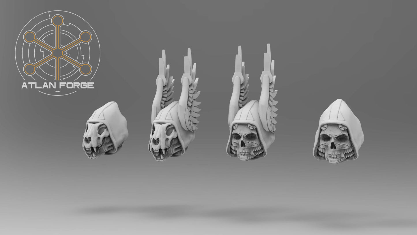 Angelic Soul Reaper by Atlan Forge - Resin Printed Grimdark Mini (28/32mm) - DelsBricks Toys & CollectiblesResin Printed MiniatureDelsBricks Toys & CollectiblesMega Diamonds & Schwartzreiter Mini Forge