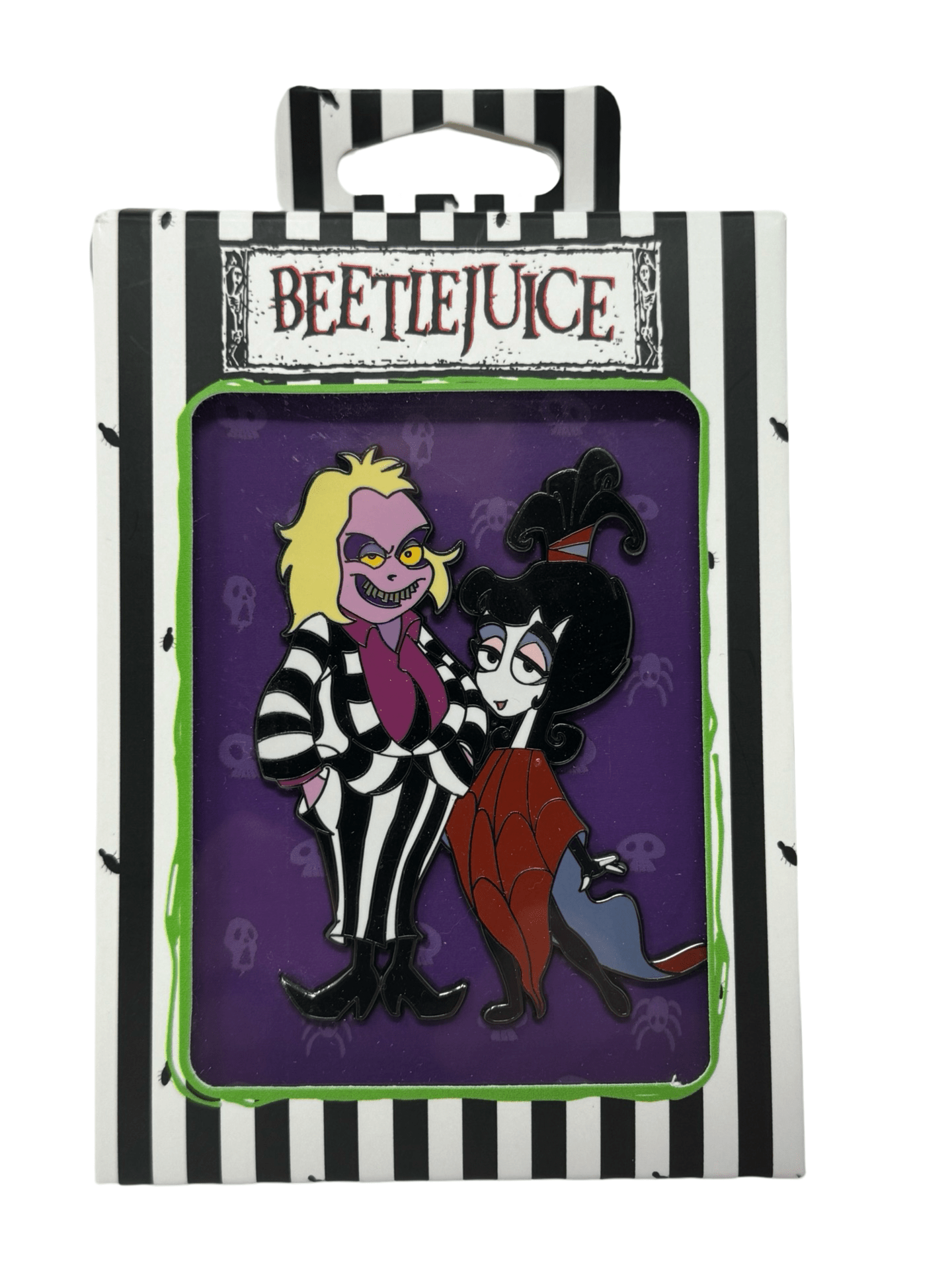 Animated Beetlejuice 3” Collector Box Pin Comic Spot / Unknown Comics Exclusive (09/25/024) - DelsBricks Toys & CollectiblesENAMEL PINDelsBricks Toys & CollectiblesUnknown Comic Books
